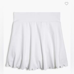 J crew factory Active skort with scalloped hem
